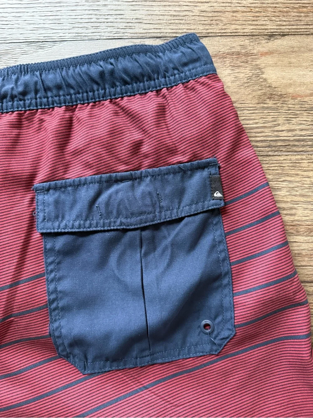 Quiksilver - Mens Burgundy Hybrid Swim Shorts